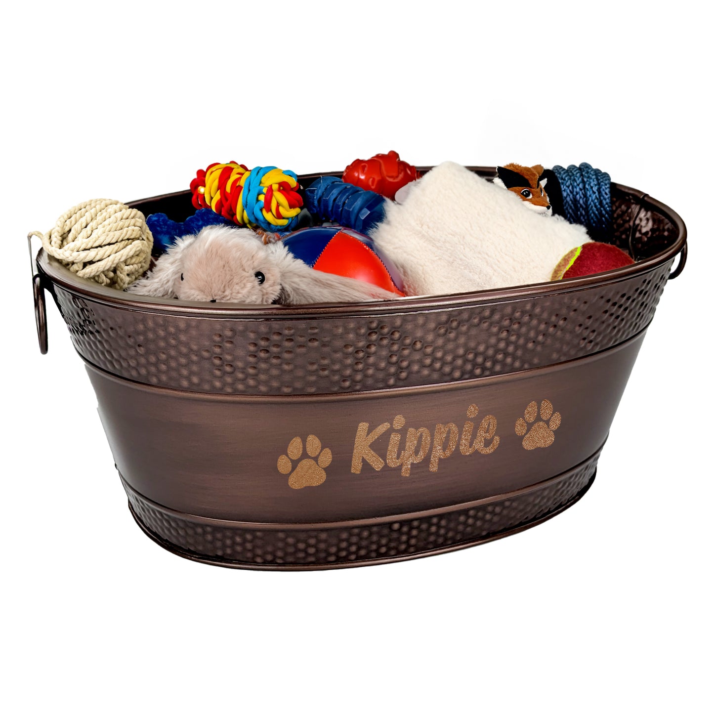 Medium long lasting durable dog bin with strength and versatility